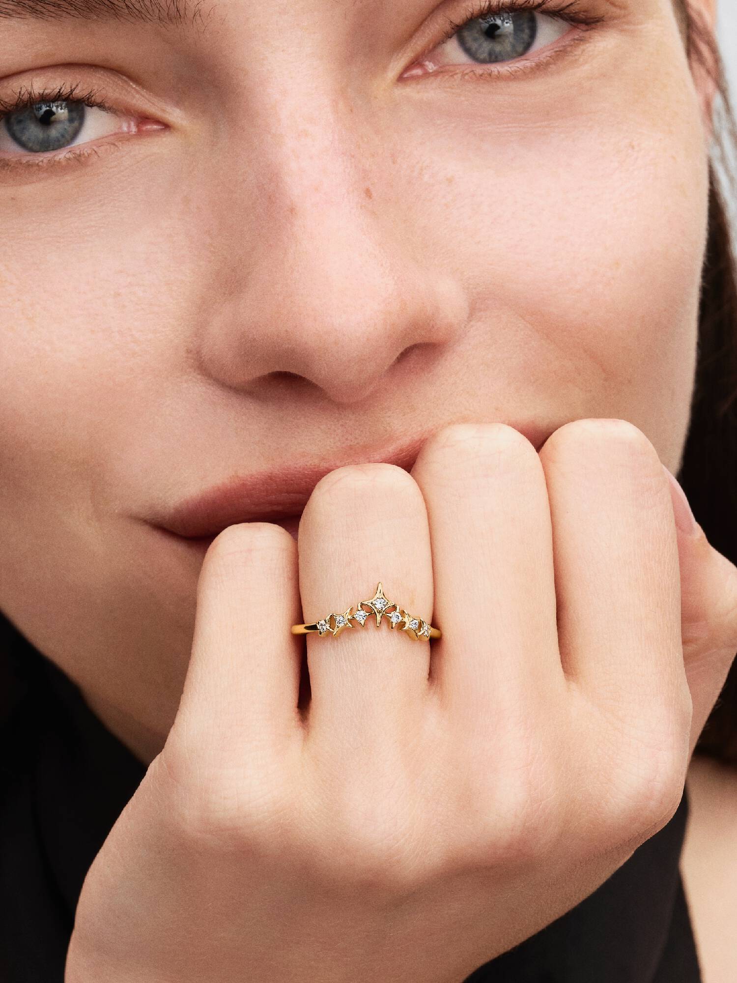 Bague Diadème Étoiles