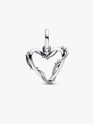 Charm medallion Wire Heart