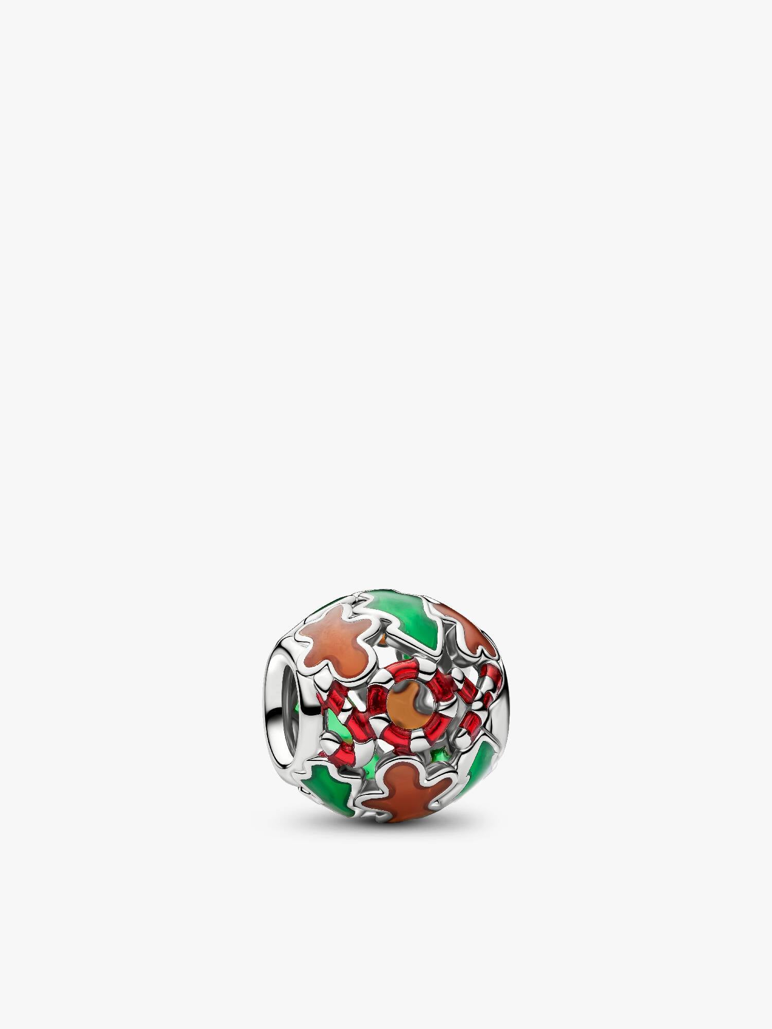 Weihnachtsfreude Offen gearbeitetes Charm
