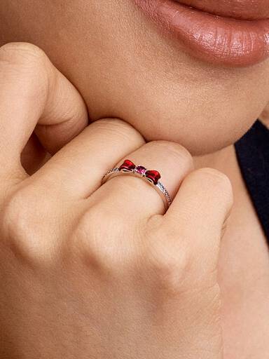 Bague Nœud Princesse Disney Blanche-Neige