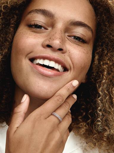 Pandora Timeless Doppelreihiger Pavé Ring
