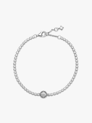 Funkelnder Kranz Tennisarmband