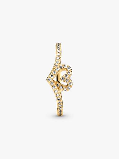 Bague Cœur Scintillant Vœu