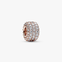 Funkelndes Dreireihiges Pavé-Charm Funkelndes Dreireihiges Pavé-Charm