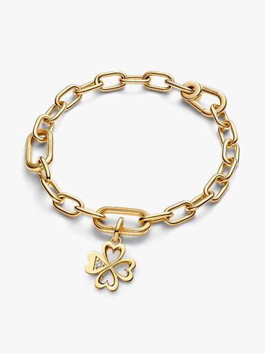 Medallion Quadrifoglio e cuori Pandora ME