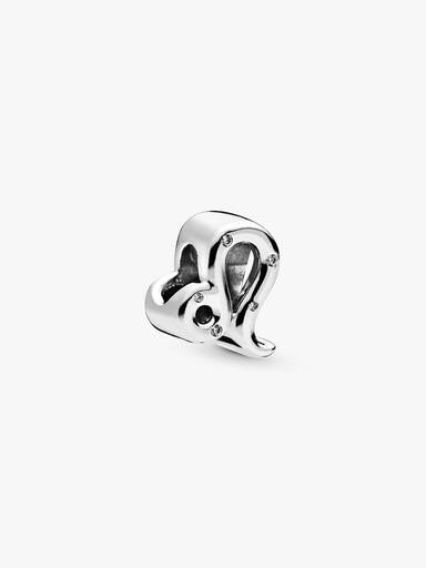 Charm dello zodiaco Leone scintillante