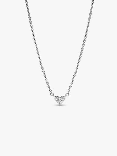 Drei Sterne Herz Collier-Halskette