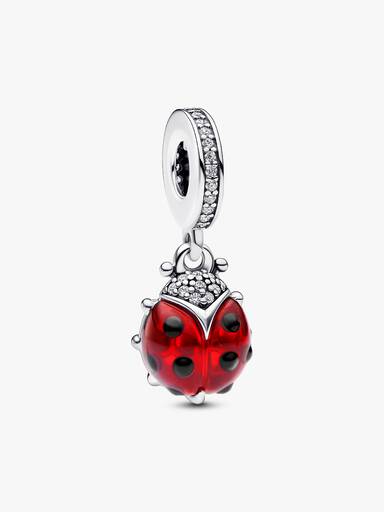 Charm Pendant Coccinelle Rouge