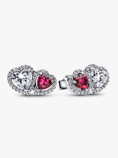 Clous d'Oreilles Cœurs Halo