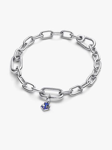Blauer Anker Mini-Charm-Anhänger