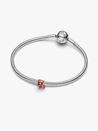 Orangefarbene Note Mini-Charm