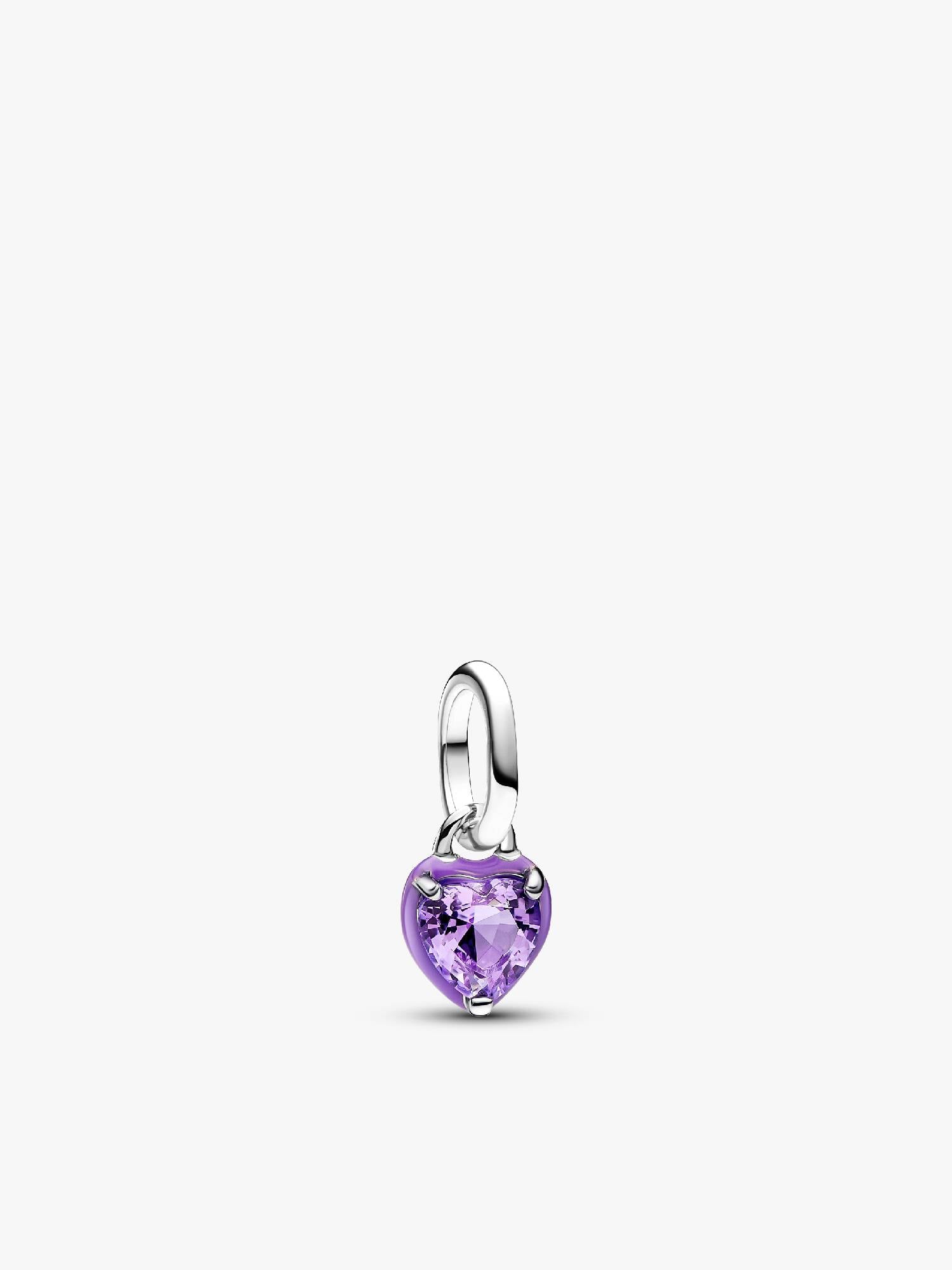 Charm Mini Pendente Purple Chakra Heart Pandora ME