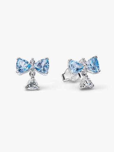 Clous d’Oreilles Nœud Bleu Bridgerton