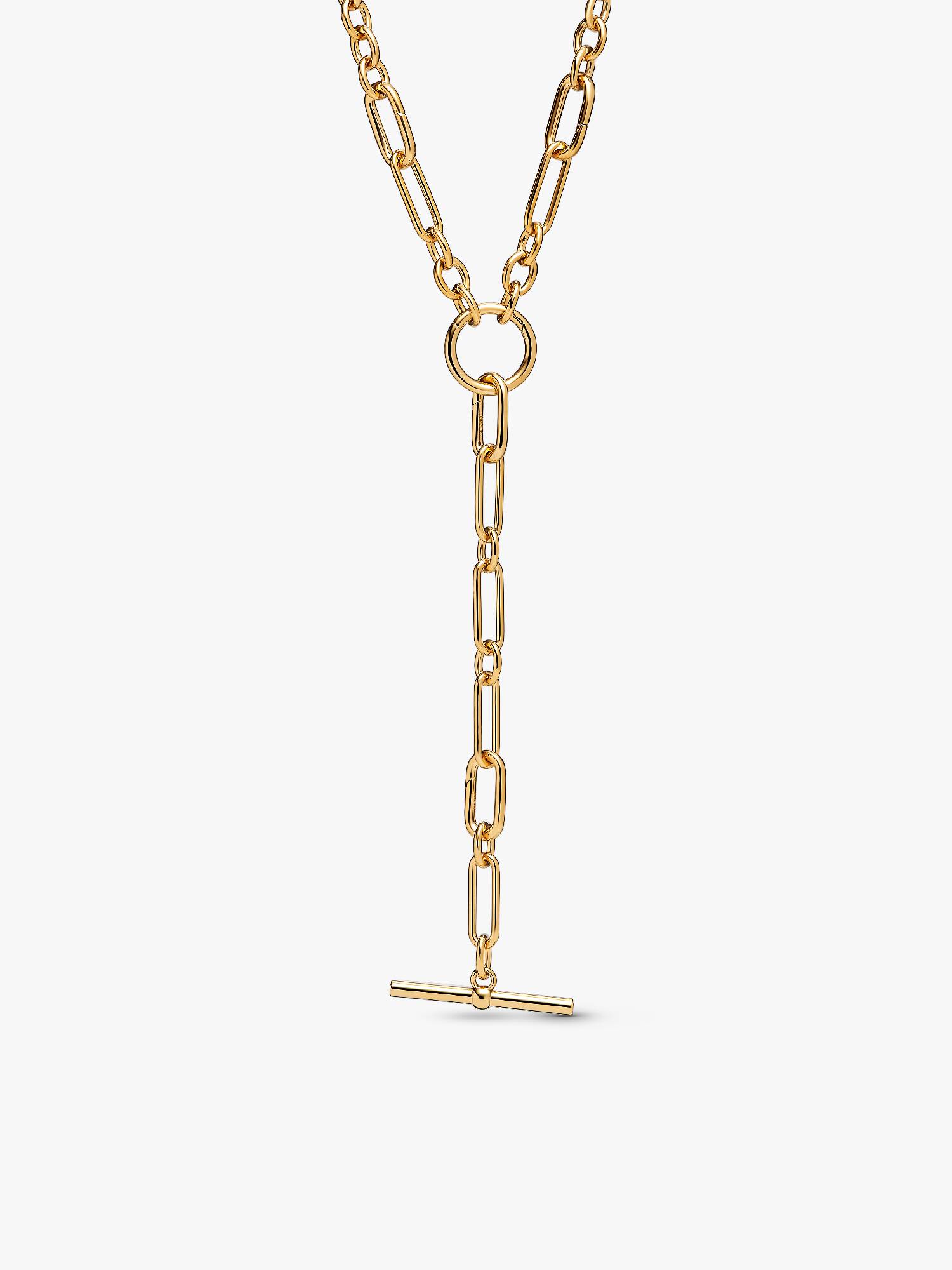 Collana a Y con maglia link