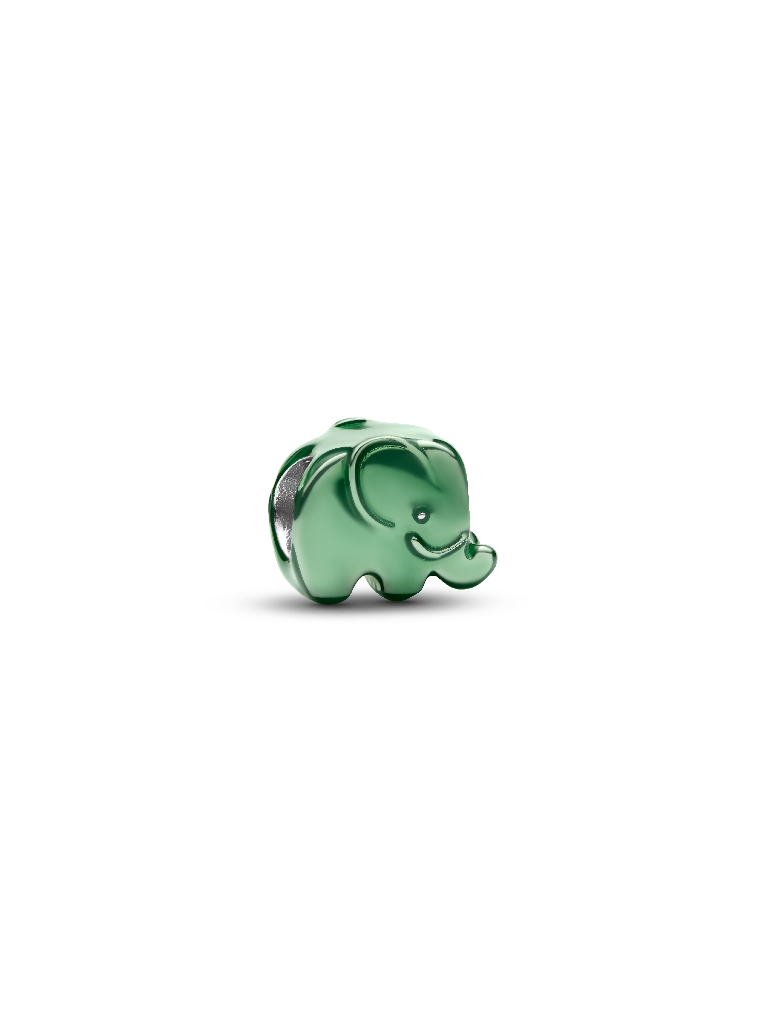 Grüner Elefant Mini-Charm