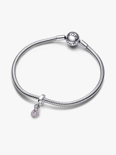 Charm pendente Infinito scintillante