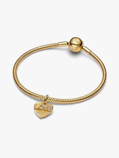 Charm Pendant Cœur d'Amour Gravable