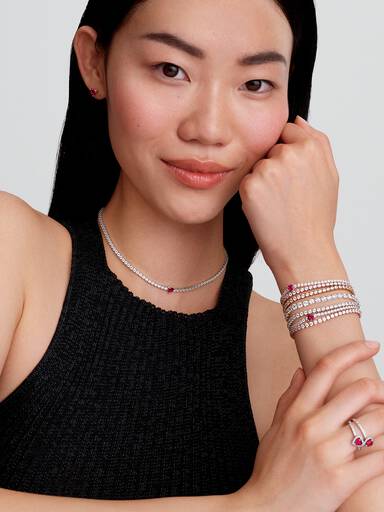 Funkelndes Tennisarmband
