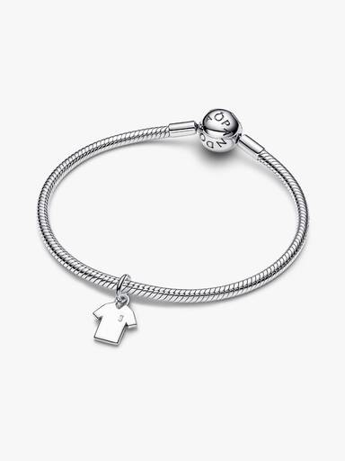 Gravierbares Fußballtrikot Charm-Anhänger