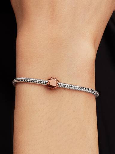 Orangefarbene Sonne Mini-Charm
