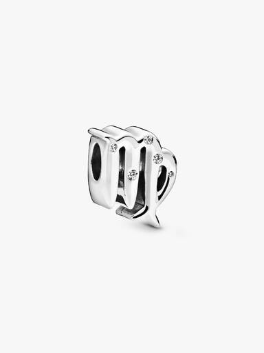 Charm dello zodiaco Vergine scintillante