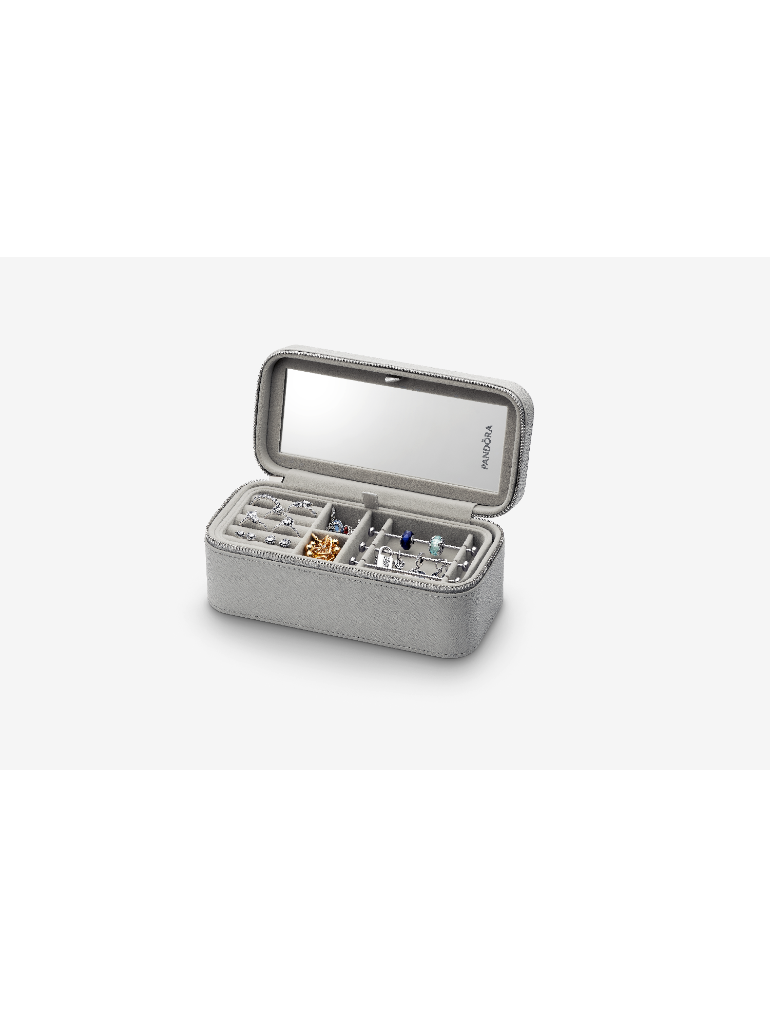 Pandora シルバー 無限大デザイン セット ギフトBOX付 Jewellery travel box grey | Nessun metallo | Pandora CH