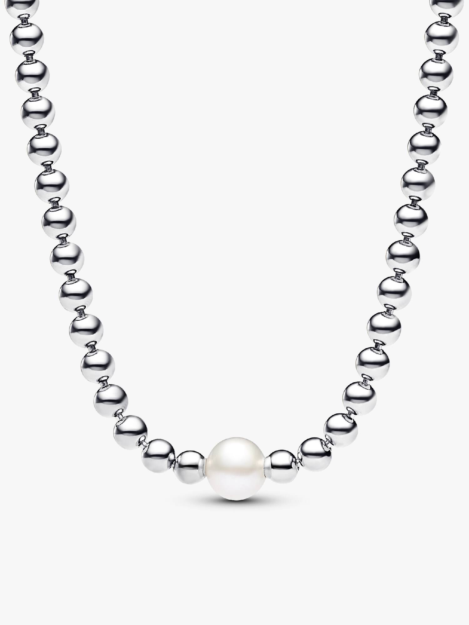 Collana con Perla Coltivata d’Acqua Dolce Trattata e Sfere