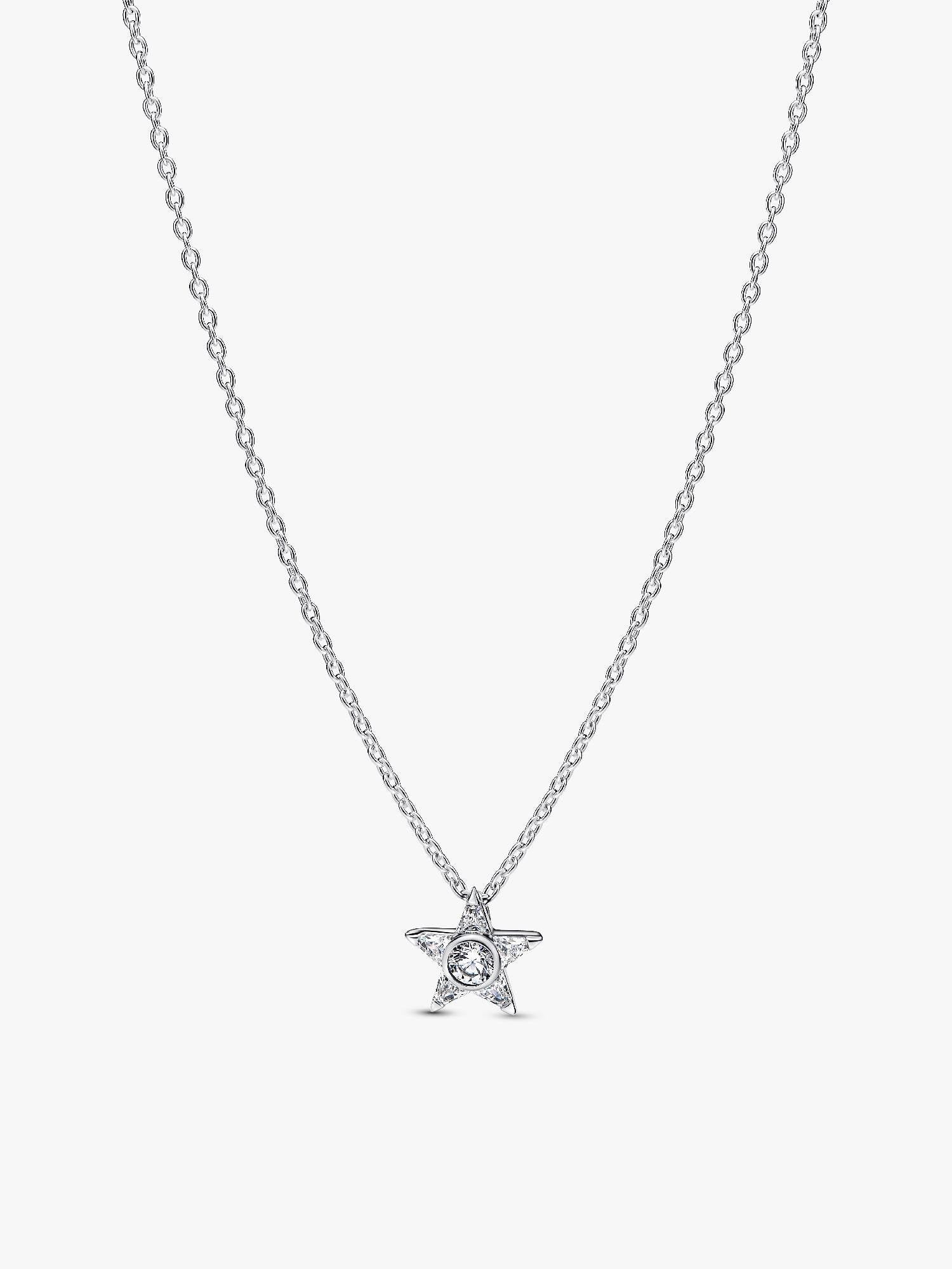 Collier à Pendentif Étoile Scintillante