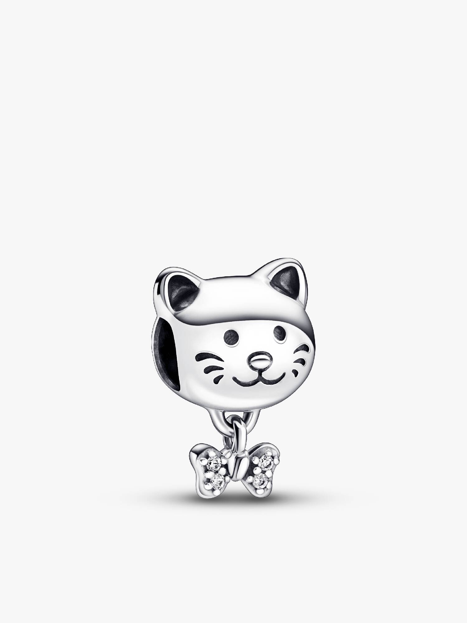 Katze & Schleife Charm