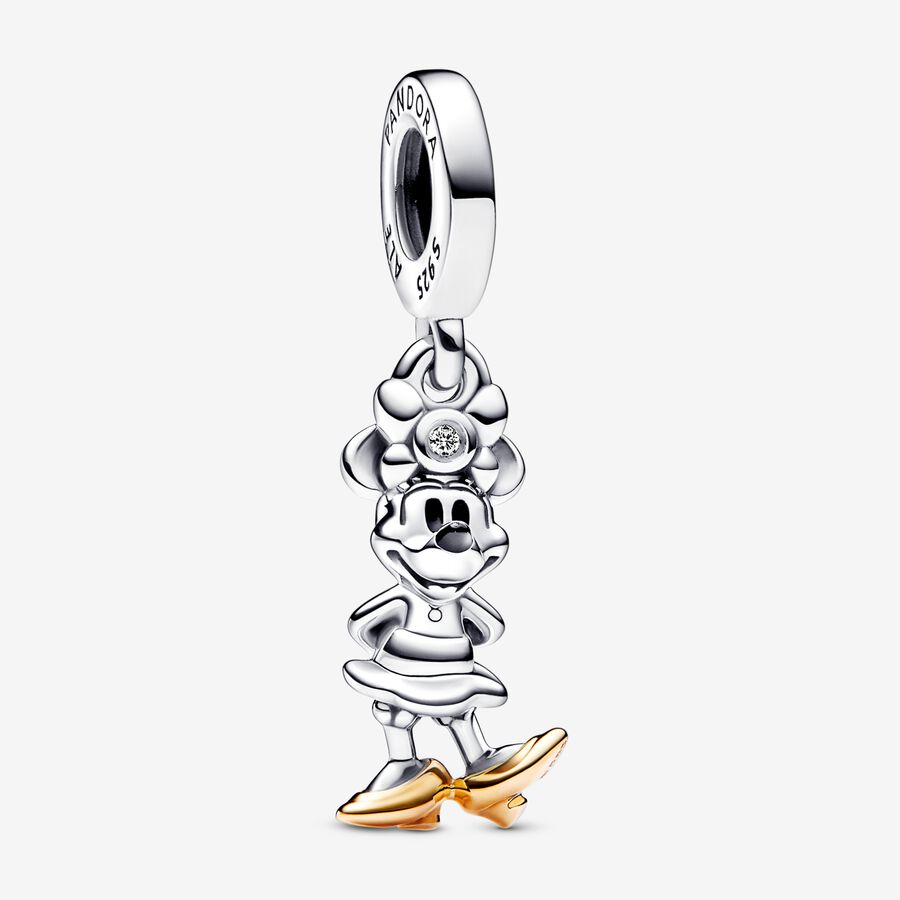 100 Jahre Disney Minnie Maus Laborgezüchteter Diamant Charm-Anhänger image number 0