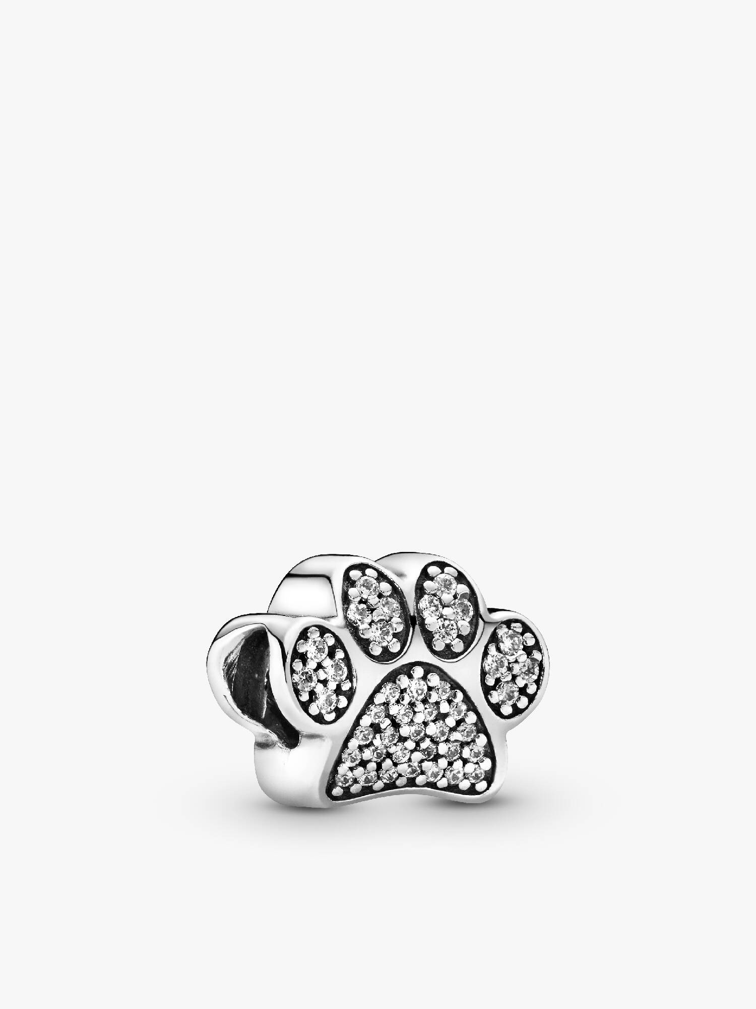 Charm empreinte de patte scintillante