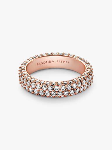 Pandora Timeless Doppelreihiger Pavé Ring