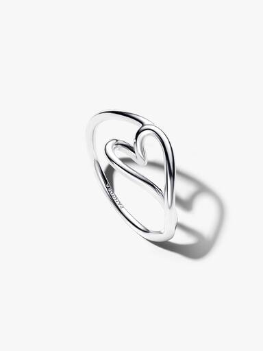 Petite Bague Cœur de Forme Organique