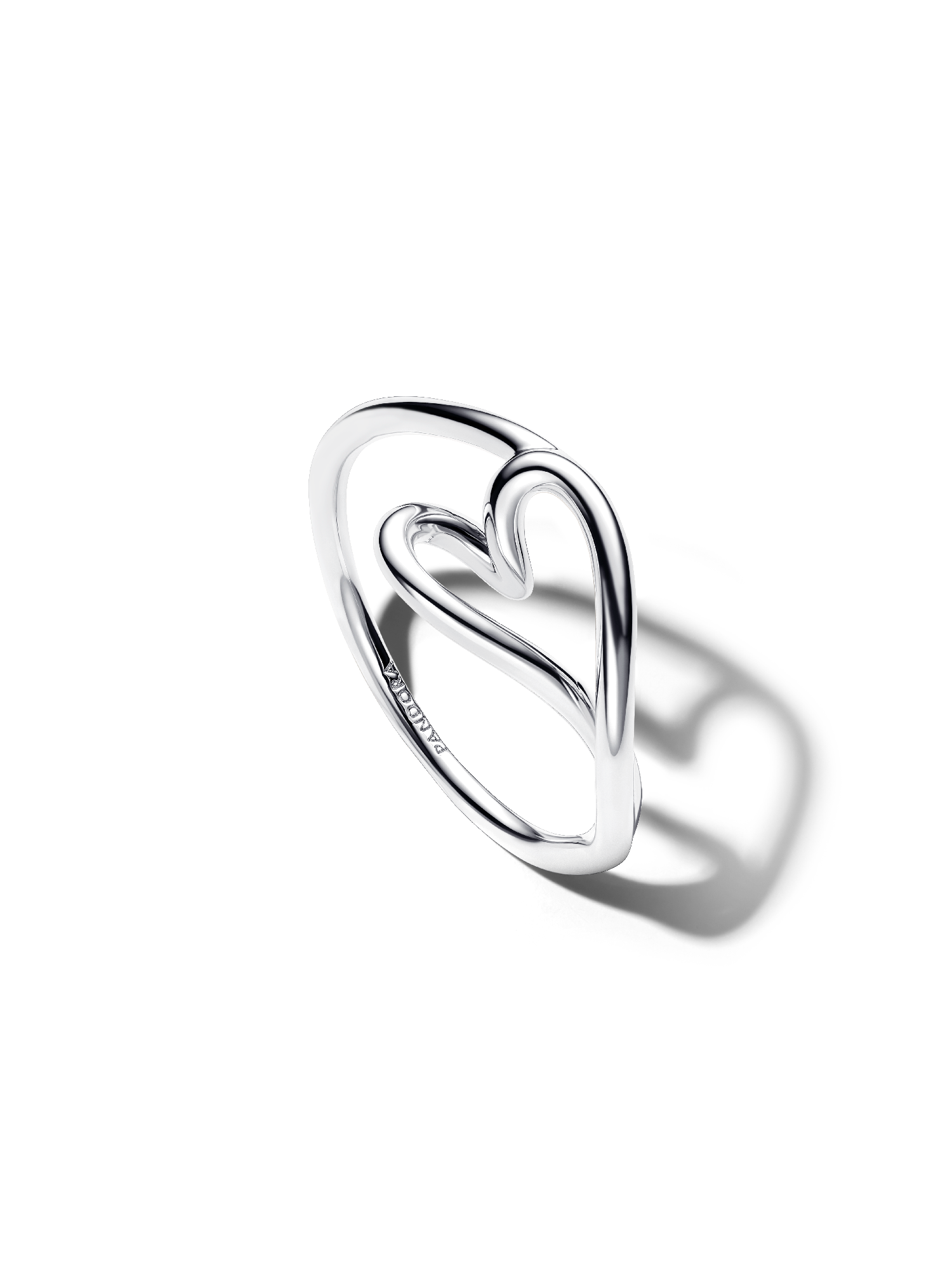 Organisch Geformtes Herz Kleiner Ring