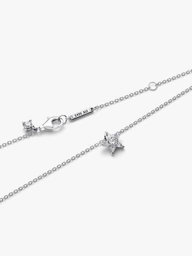 Collier à Pendentif Étoile Scintillante