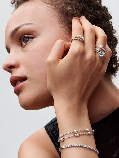 Behandelte Süßwasserzuchtperle Kettenarmband