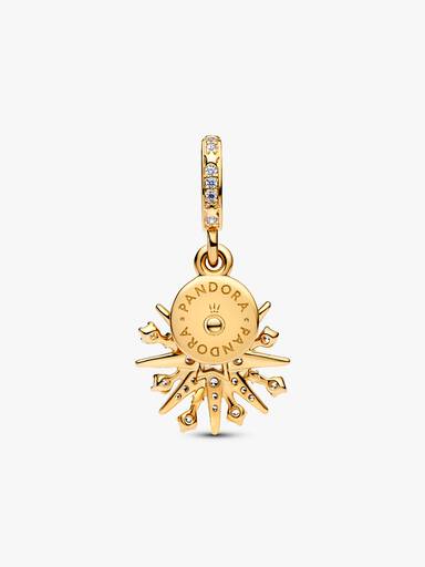 Charm pendente doppio Fuochi d’artificio scintillante