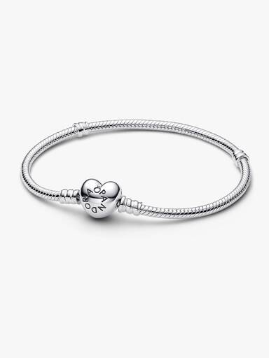 Bracelet Chaîne Cœur & Serpent