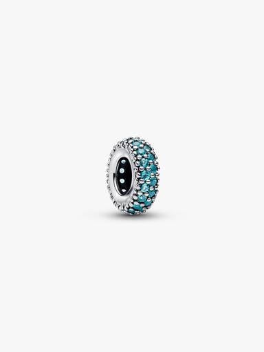 Eisblauer Stein Zwischenelement