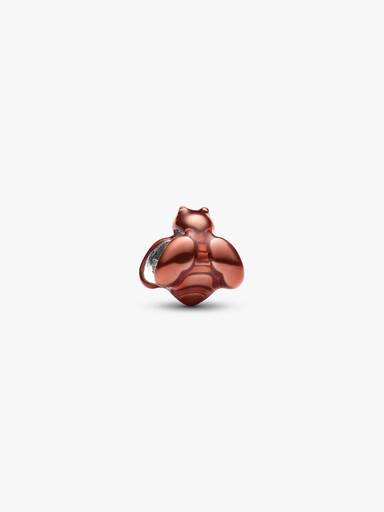 Orangefarbene Biene Mini-Charm