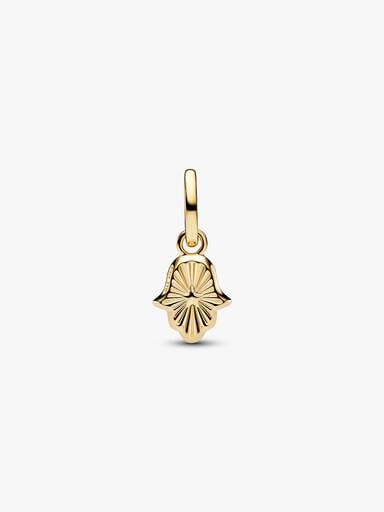 Grüner Hand der Fatima Mini-Charm-Anhänger
