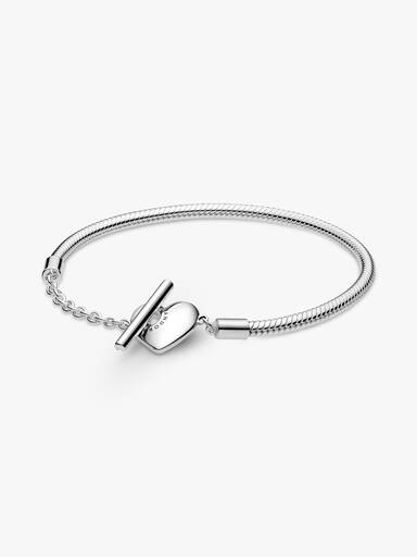 Bracciale con Chiusura a T e Cuore