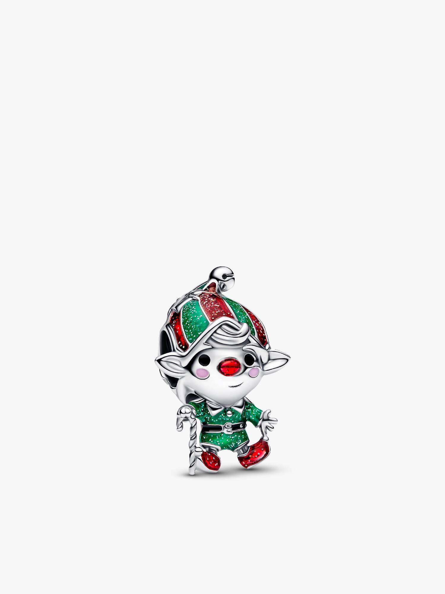 Beweglicher Weihnachtswichtel Charm