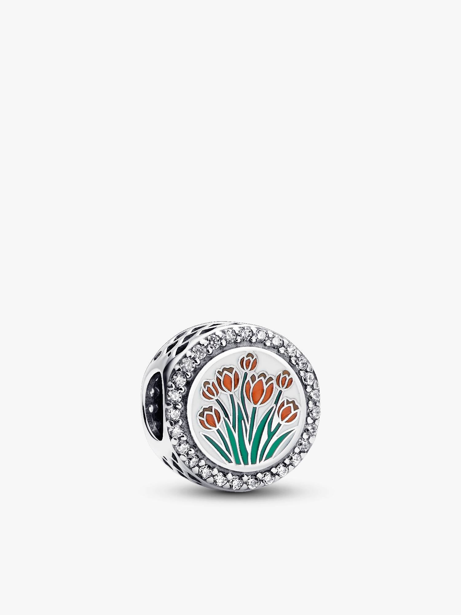 Gravierbarer Tulpen Charm