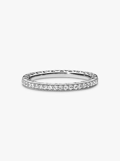 Bague cœurs scintillants