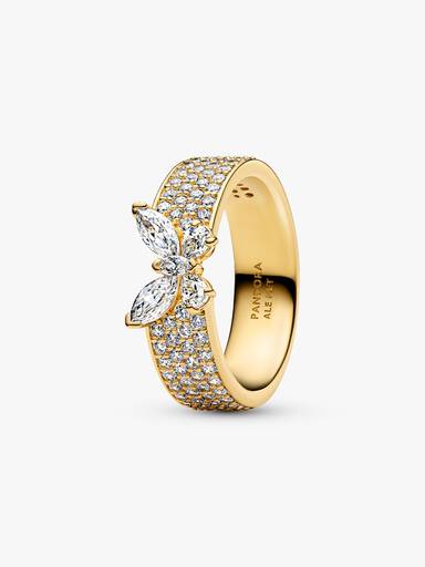 Bague Audacieuse Papillon Scintillante