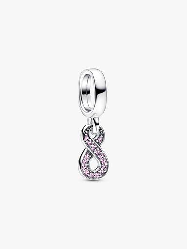 Charm pendente Infinito scintillante