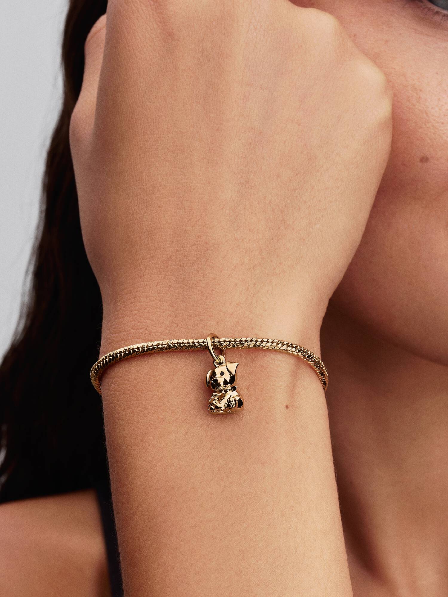 Labrador-Welpe Charm-Anhänger