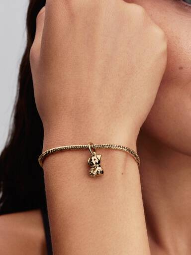 Labrador-Welpe Charm-Anhänger