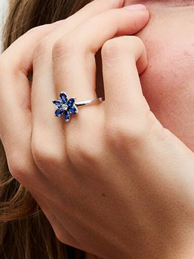 Bague Herbier Scintillant